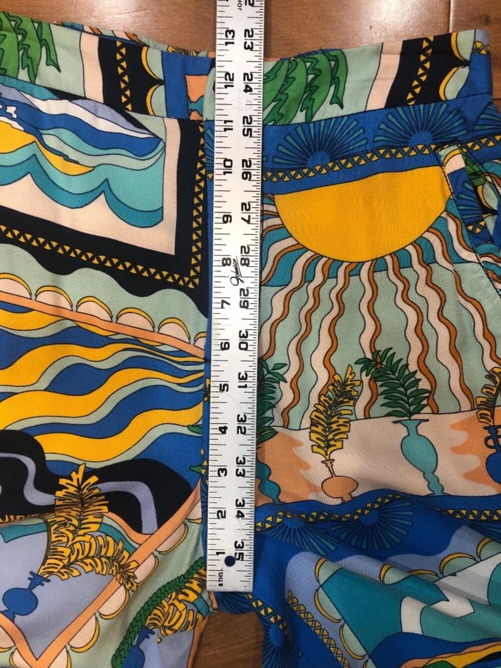 Maeve by Anthropologie Sunshine Wide Leg Colorful Pants Size 2 - Picture 8 of 12